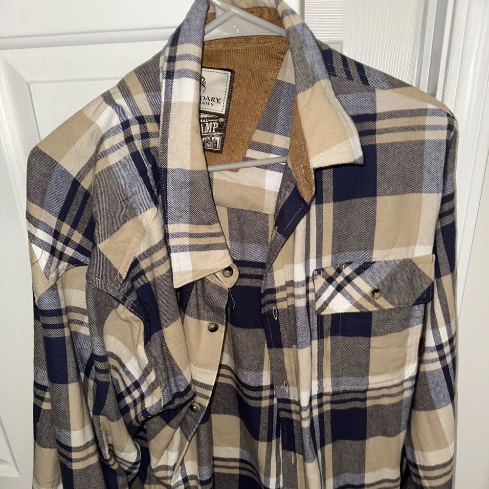 Flannel shirt men large
